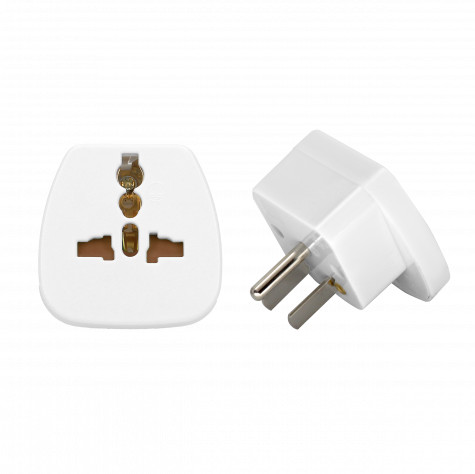 Orno adapter podróżny - World to USA, 110-230VAC/10A, biały OR-AE-13176