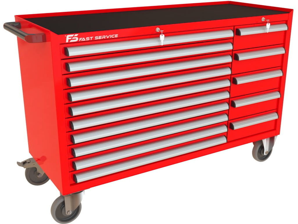 Fastservice Wózek warsztatowy MEGA z 15 szufladami PM-210-15 PM-210-15