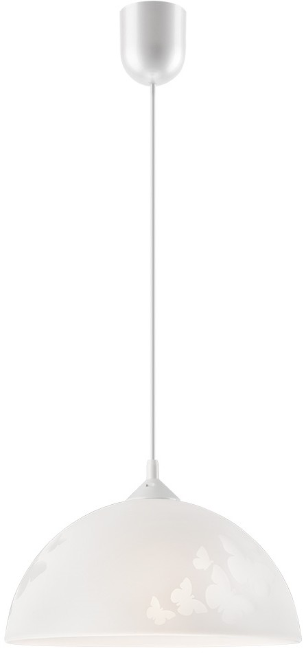 Lamkur Żyrandol na lince 1xE27/60W/230V motyle