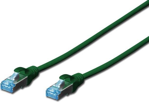 Digitus Kabel krosowy SF/UTP kat.5e 1m zielony DK-1532-010/G DK-1532-010/G