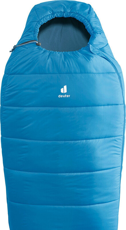 Deuter Unisex młodzieżowy Starlight śpiwór dziecięcy, niebieski (Reef-Slateblue), regularny 3720121
