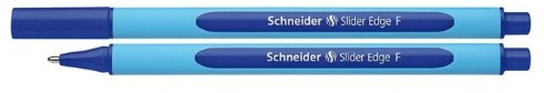 Schneider długopis Slider Edge model ze skuwką f, niebieski 4004675075703