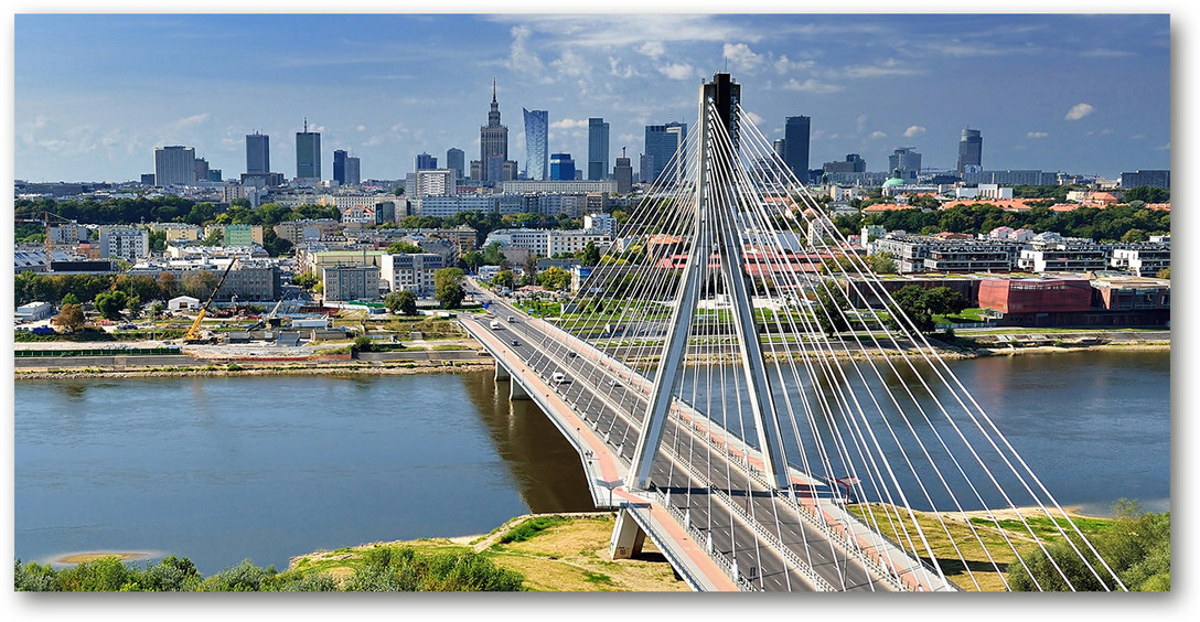 Foto obraz szkło akryl Warszawa Polska