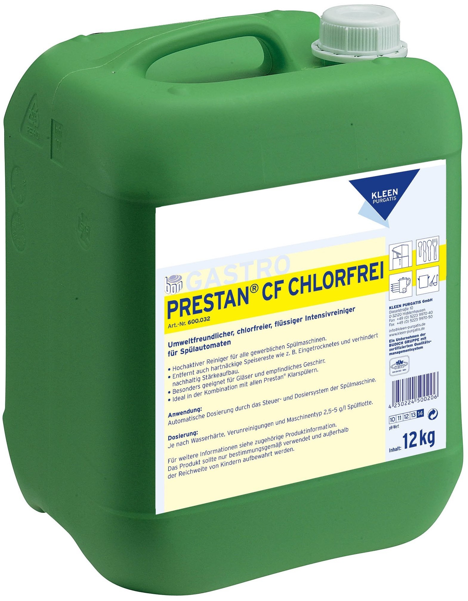 Kleen Purgatis PURGATIS PRESTAN CF 12 kg do zmywarek koncentrat PRESTAN CF