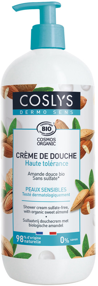 Coslys Dermosens, Żel pod prysznic z organiczną malwą, 380 ml 3538396131604
