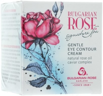 Rose Bulgarian Delikatny krem do skóry wokół oczu - Bulgarian Signature Spa Gentle Eye Contour Cream Delikatny krem do skóry wokół oczu - Bulgarian Signature Spa Gentle Eye Contour Cream