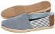 Toms Espadryle Alpargata Rope Navy Chambray/Stripes 10016291 (TS15-a)