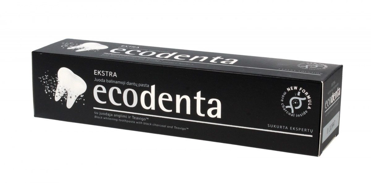 ECODENT ECODENTA Pasta do zębów wybielająca z czarnym węglem Extra 100ml