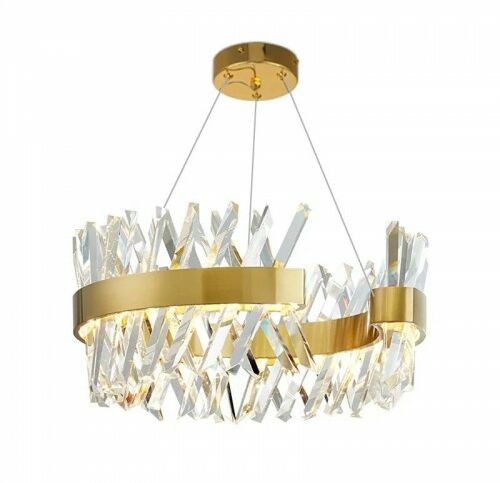 Vildevik Monte Carlo ZŁOTY Żyrandol LED z pięknymi kryształami 60cm Crystal GOLD 11530 11530