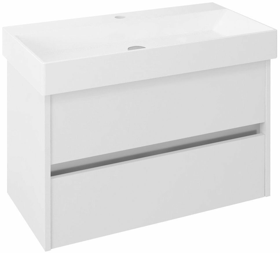 Sapho NIRONA szafka umywalkowa 82x51,5x43cm biały NR085) NR085-3030