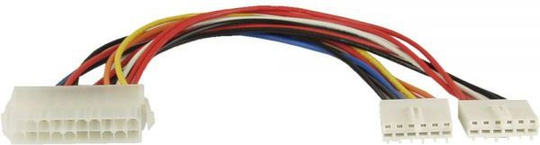 InLine ATX Power Adapter Kabel Classic P8 P9 AT Mainboard Connector 20cm 26641
