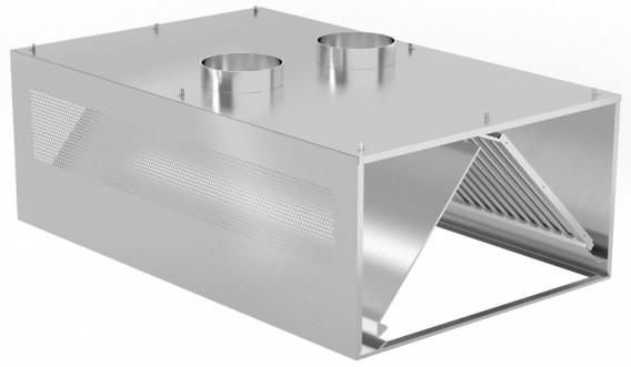 Polgast OKAP PRZYŚCIENNY KOMPENSACYJNO - INDUKCYJNY 1200x900x450 (h) POL-770-KI