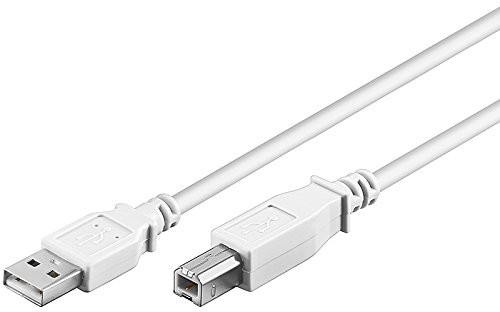 Goobay USB AB 100 HiSpeed 2.0 Biały 1 m USB 2.0 Hi-Speed 96186