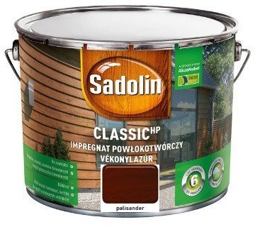 Sadolin CLASSIC HP- impregnat do drewna, palisander, 9 l