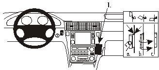 Brodit 852708 Brodit ProClip 852708 Angled mount do Acura RL 99  04 7320288527086