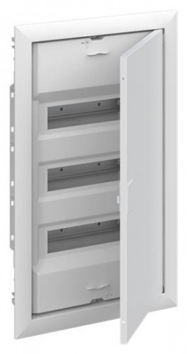 ABB Obudowa podtynkowa 36 modułowa 3-rzędy po 12 modułów drzwi metalowe białe IP30 UK636E3 2CPX077842R9999 UK636E3