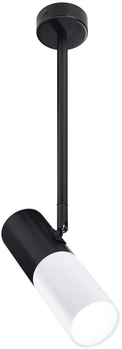 Candellux Lampa wisząca regulowana tuba czarno-biała 31-78353 31-78353