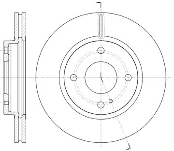 Roadhouse Tarcza hamulcowa 61299.10