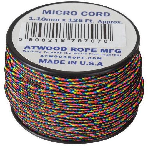 Linka Atwood Rope MFG Micro Cord 38 m - Dark Stripes (CD-MC1-NL-0R) H CD-MC1-NL-0R