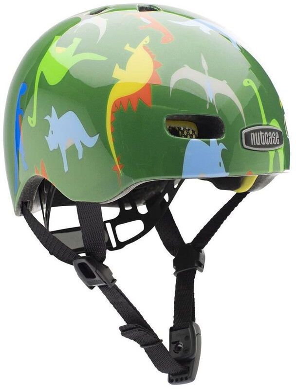 NUTCASE Baby Nutty MIPS Kask Niemowlęta, dyno mite gloss 47-50cm 2020 Kaski dla dzieci 10001776
