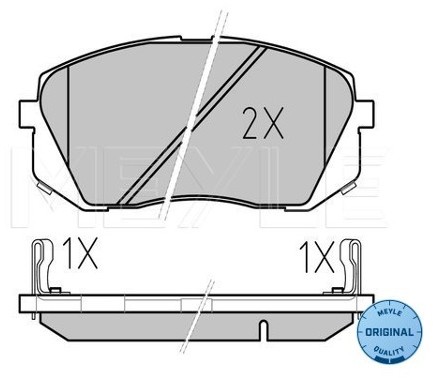 Wulf Gaertner Autoparts Zestaw klocków hamulcowych, hamulce tarczowe Wulf Gaertner Autoparts 025 245 0116/W