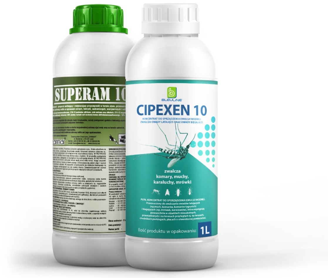Best-Pest Oprysk Cipexen 10 (Cipex) i utrwalacz oprysku Superam 1l.