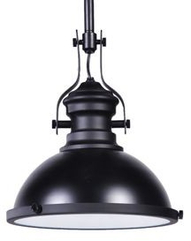 Lumina Deco Deco Lampa Wisząca Industrialna Czarna Eligio W1 LDP 6863 BK)