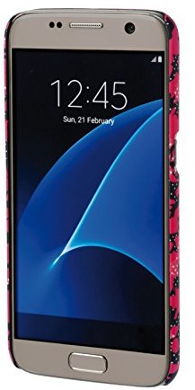 Samsung Lampa Lampa p15923 gumowana obudowa do Galaxy S7, różowy kamuflaż P15923