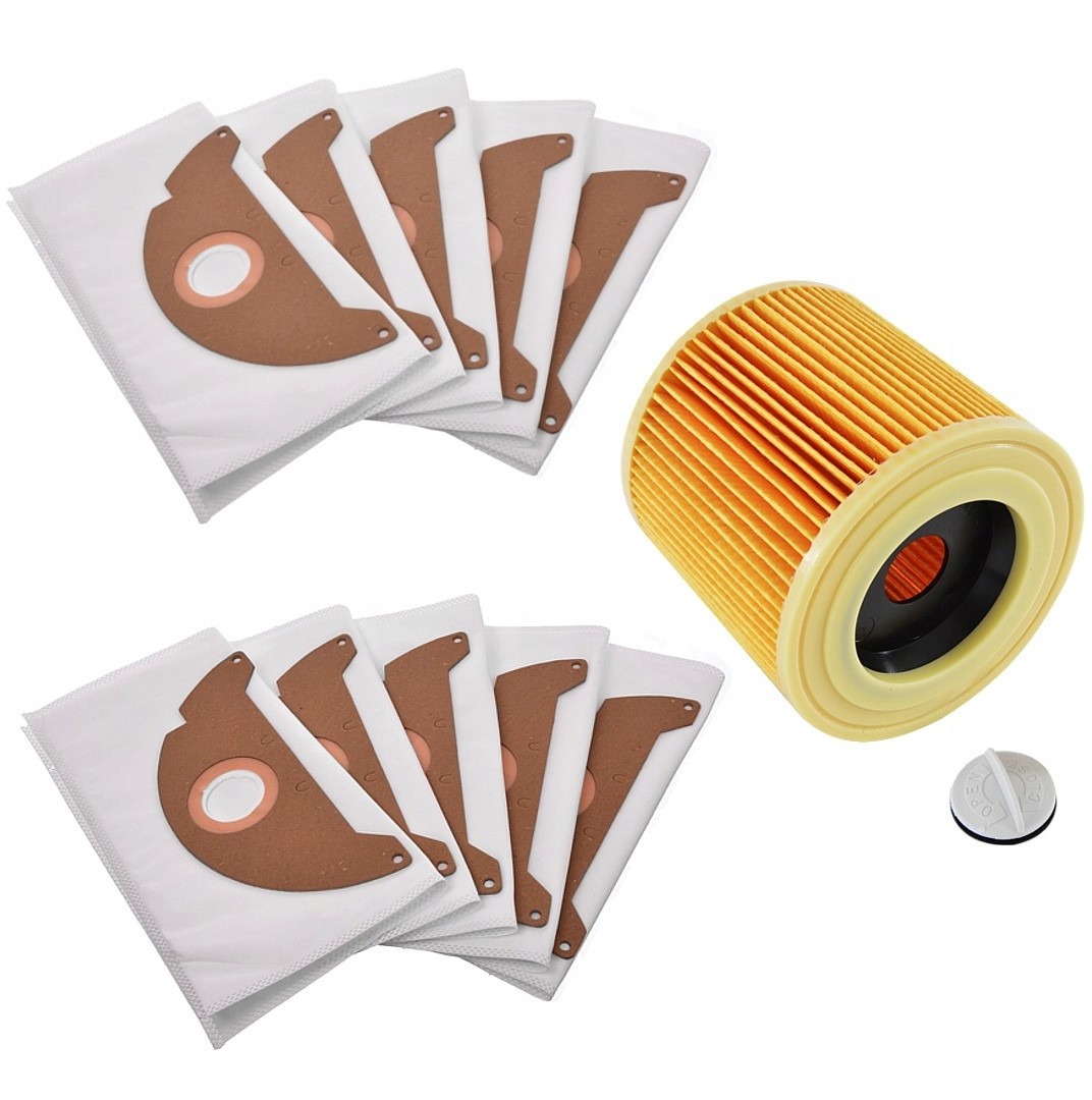 Karcher Worki + filtr do A 2004 2024 2054 Wd 2.200