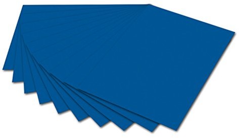 folia Karton fotograficzny, Pojedynczy, 50 x 70 cm, królewski błękit
