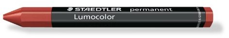 Staedtler 236  2 omnigraph Permanent etui na kredę uniwersalny wodoodporny, 12 sztuk w kartonie, czerwone 236-2