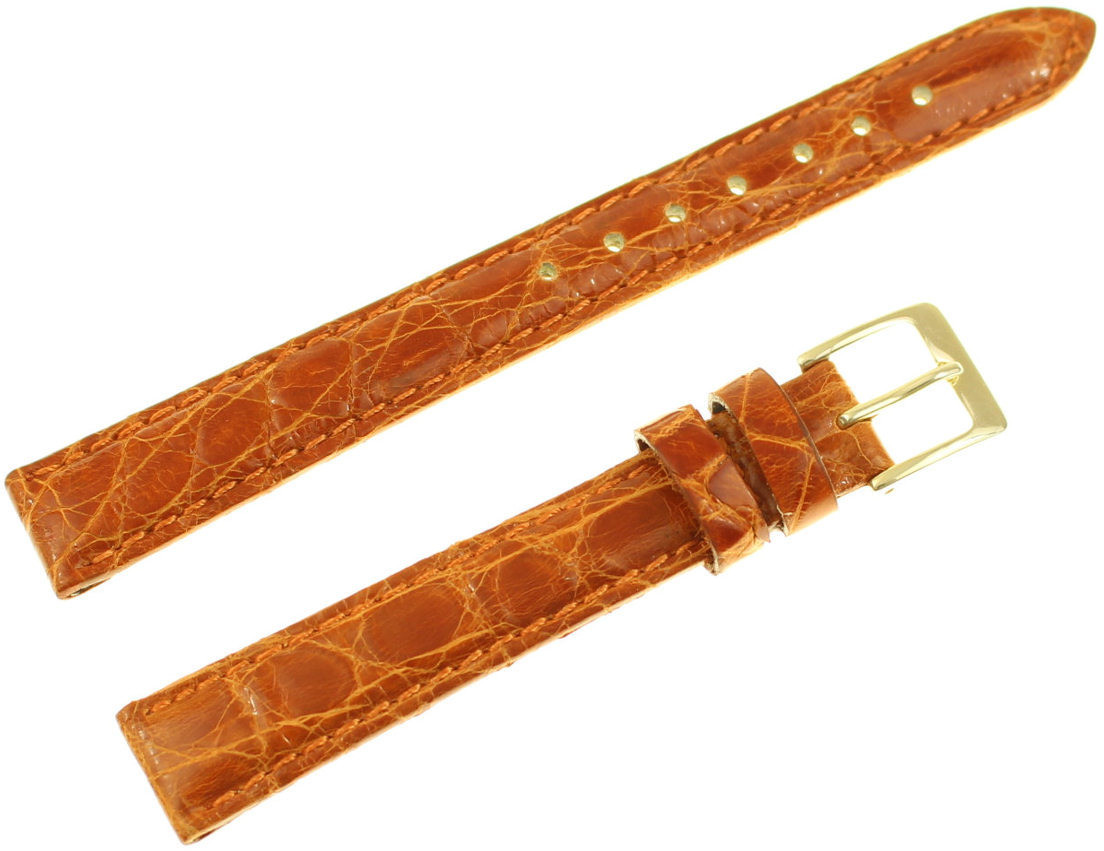 Diloy Skórzany pasek do zegarka 14 mm P332.14.3 Krokodyl P332.14.3