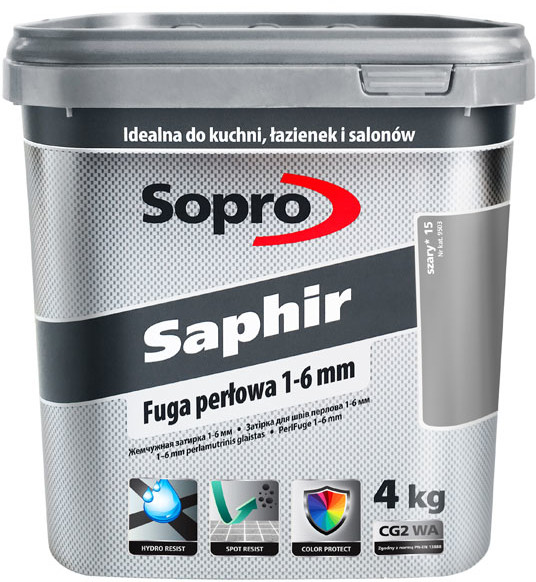 Sopro Fuga SAPHIR szary 15 4 kg
