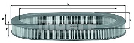 Mahle knecht LX 1042 filtr powietrza LX 1042