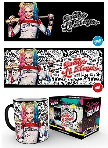 Suicide Squad suicide Squad Daddy's Lil 'Monster  filiżanka filiżanka z efektem Thermo wielokolorowa, STANDARD, wielokolorowa MGH0079