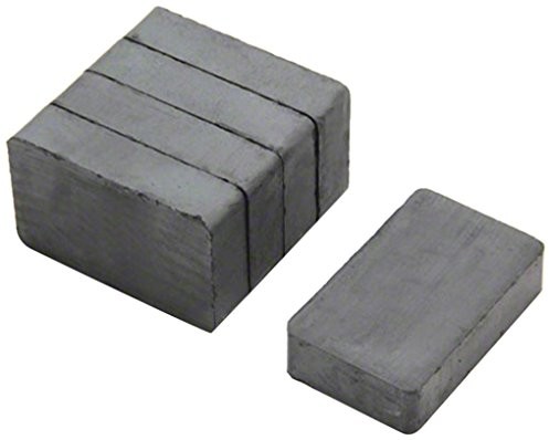 first4magnets Magnes Expert 40 x 25 x 10 mm grubości Y30BH magnes ferrytowy - 3 kg pociągnięcie (opakowanie 4 szt.) F02510-5