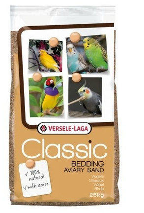 Versele-Laga LAGA LAGA Aviary Classic Bedding Sand 25 kg piasek z gritem dla ptaków