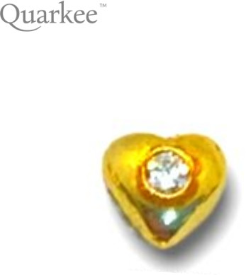 Quarkee Quarkee 22K Gold Heart with Diamond 0,01 ct / Serce z diamentem 0,01 ct