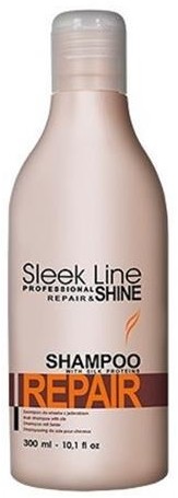 Stapiz Sleek Line Repair Shampoo szampon z jedwabiem do włosów zniszczonych 300ml 38095-uniw