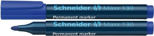 Schneider można Permanent Marker Maxx 130, 1  3 MM, Cap wyłączania ink,, niebieski 113003
