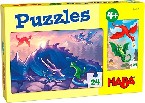 Haba Sales GmbH & Co.KG Puzzles Drachen 2 x 24 Teile 306159