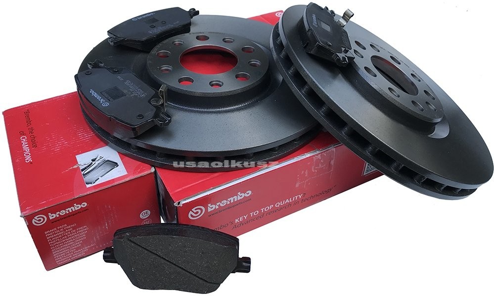 BREMBO Tarcze 305 mm klocki hamulcowe przednie Jeep Compass 2018 09.9363.11+P23164