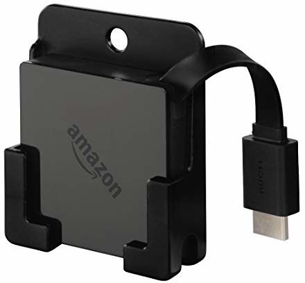 Hama uchwyt do Amazon Fire TV 2. generacja (uchwyt Fire TV Box, do montażu VESA lub na ścianie za pomocą śrub, lub do montażu klejonego bezpośrednio na telewizorze) uchwyt ścienny czarny (RZ04-00871000-R3M1)