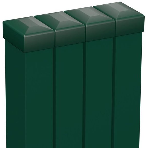 Polargos Zestaw słupków ogrodzeniowych 40 x 60 mm x 200 cm