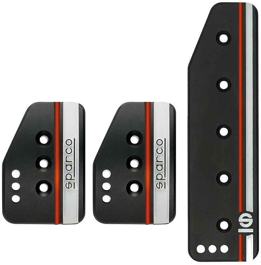 SPARCO Nakładki pedałów SETTANTA black (long) 037879OP04