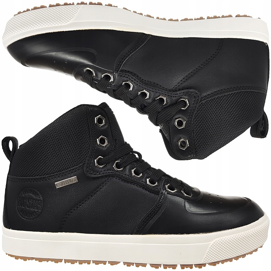 Wodoodporne buty Big Star czarne EE274173 37