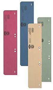 Elba 100091776 skoroszyt z oczkami 25 szt. z kartonu z recyklingu z dziurkami 6 i 8 cm do DIN A4 i folio, czerwony 100091776