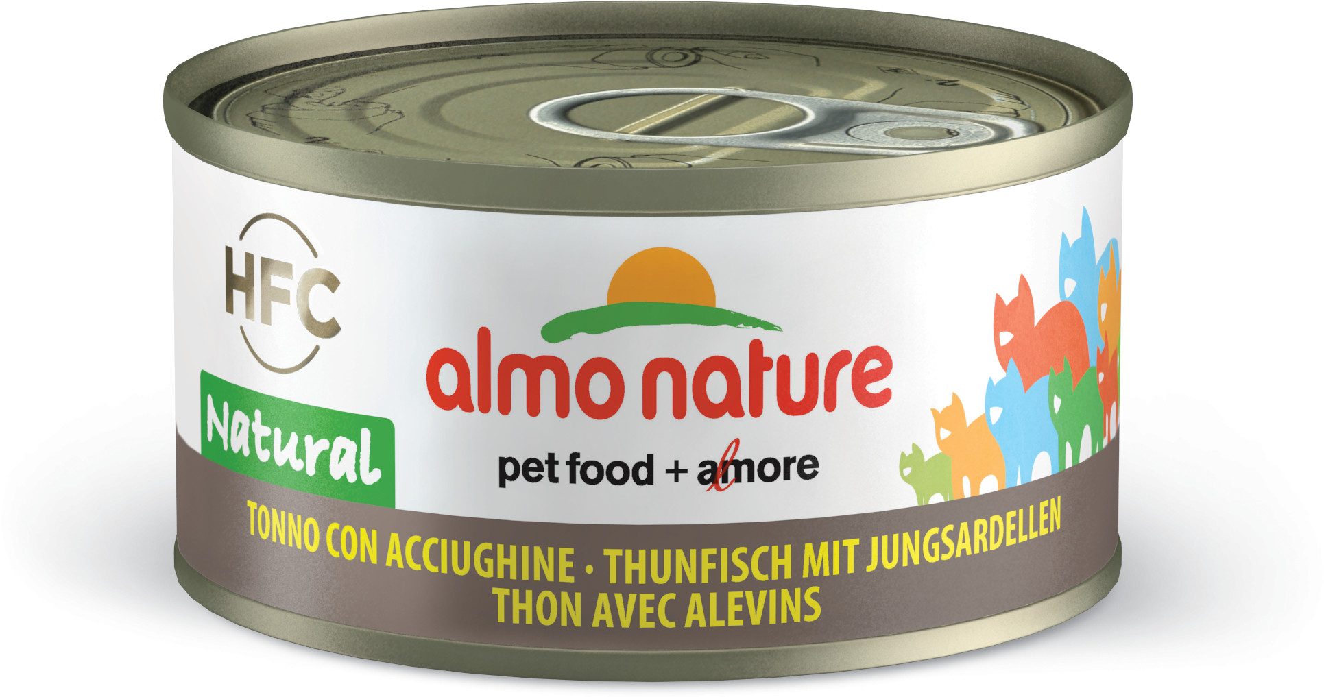 Almo Nature HFC Natural - tuńczyk z młodymi sardynkami 70 g ZH_01992