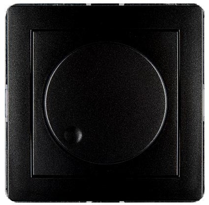 Karlik Deco czarny elektroniczny regulator oświetlenia przyciskowo-obrotowy 12DRO-1 12DRO-1