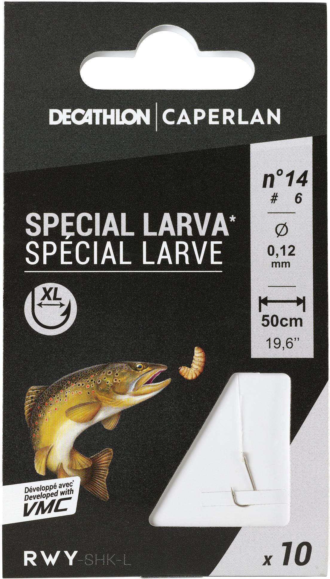 CAPERLAN Haczyki SN HOOK larwa Unisex